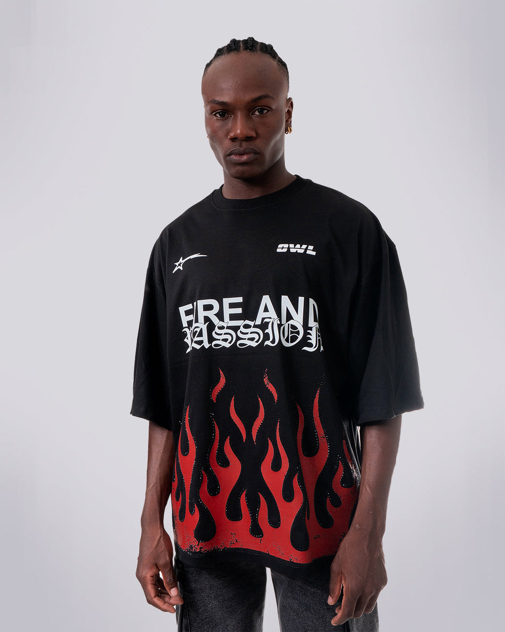 CAMISETA FIRE AND PASSION