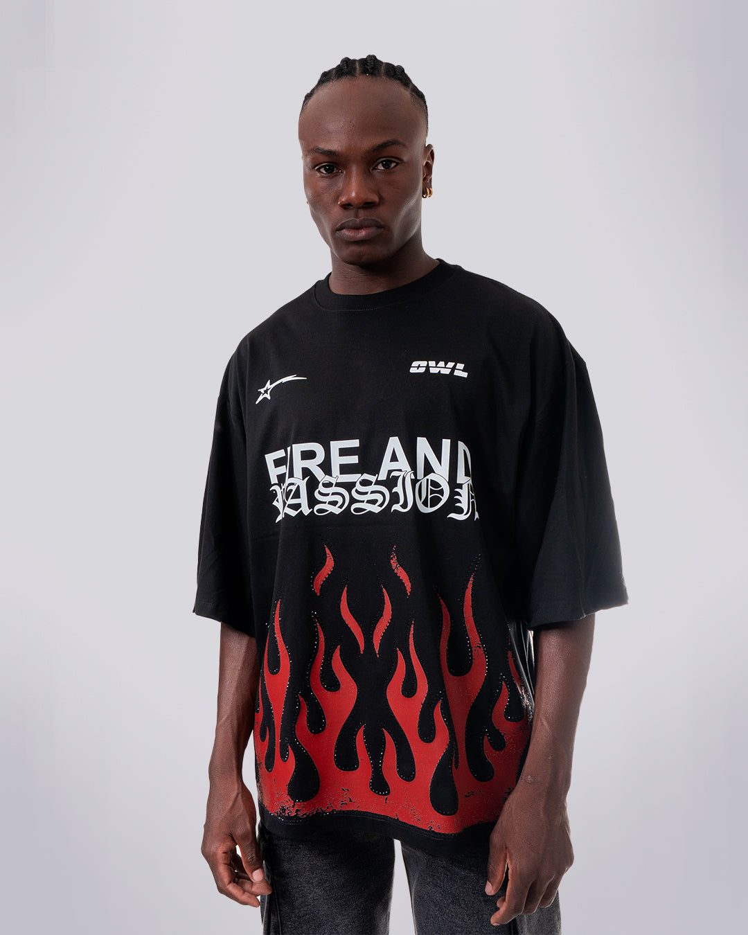 CAMISETA FIRE AND PASSION