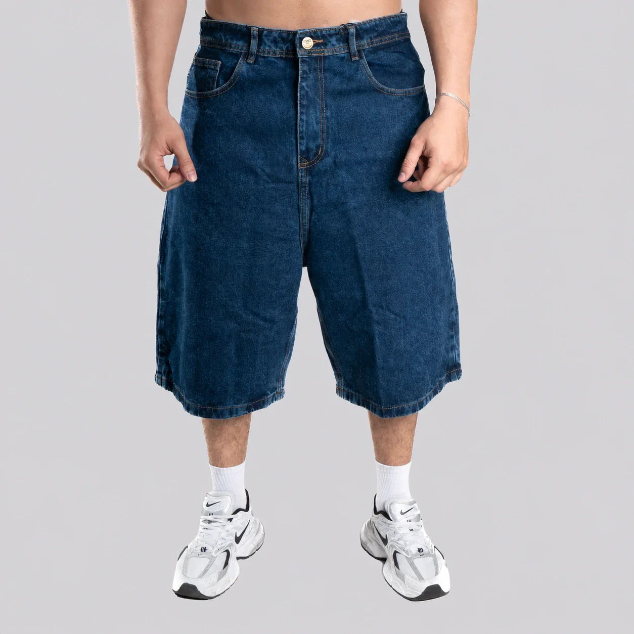 JORT AZUL OSCURO BAGGY YK-007