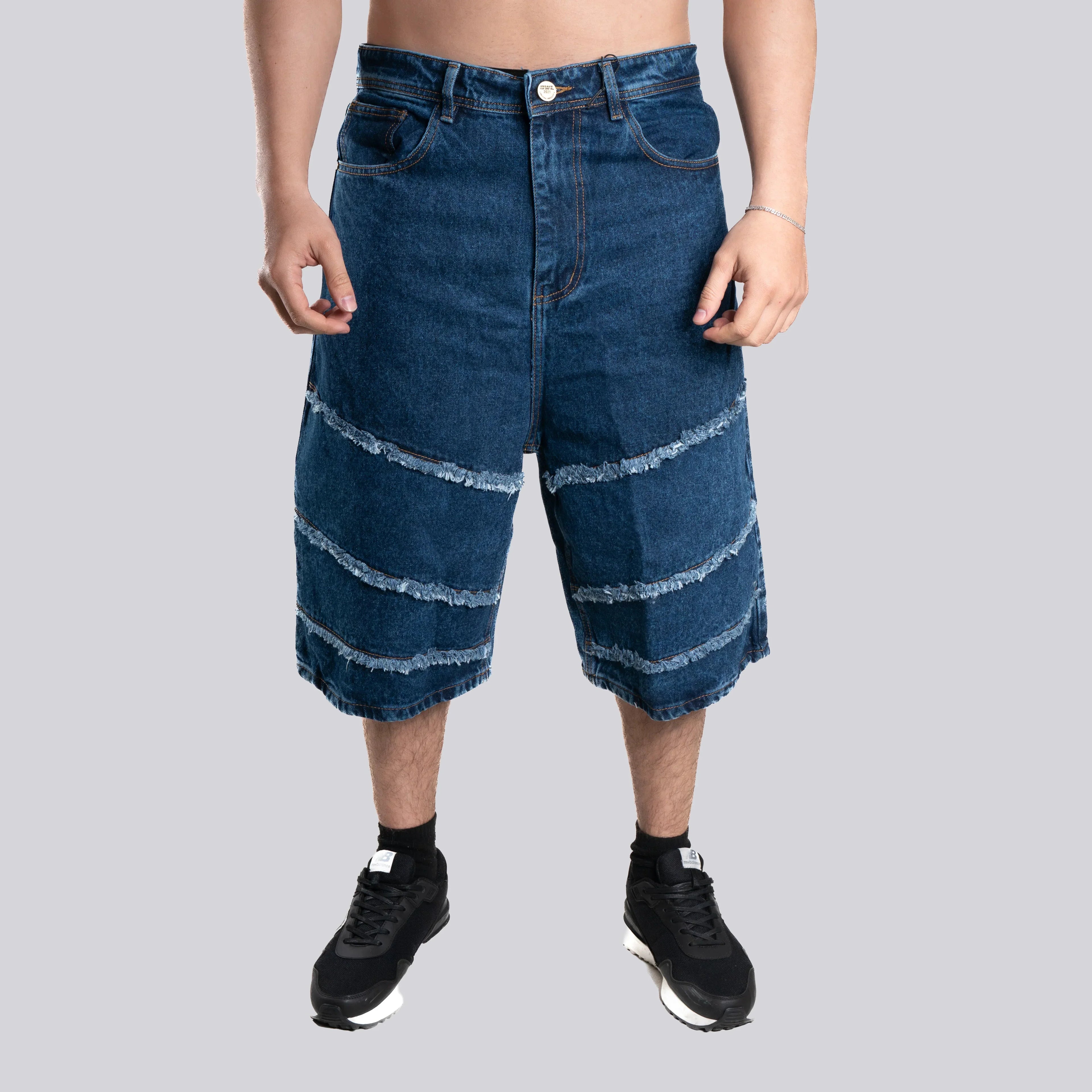 JORT AZUL OSCURO 3 LINEAS YK-008