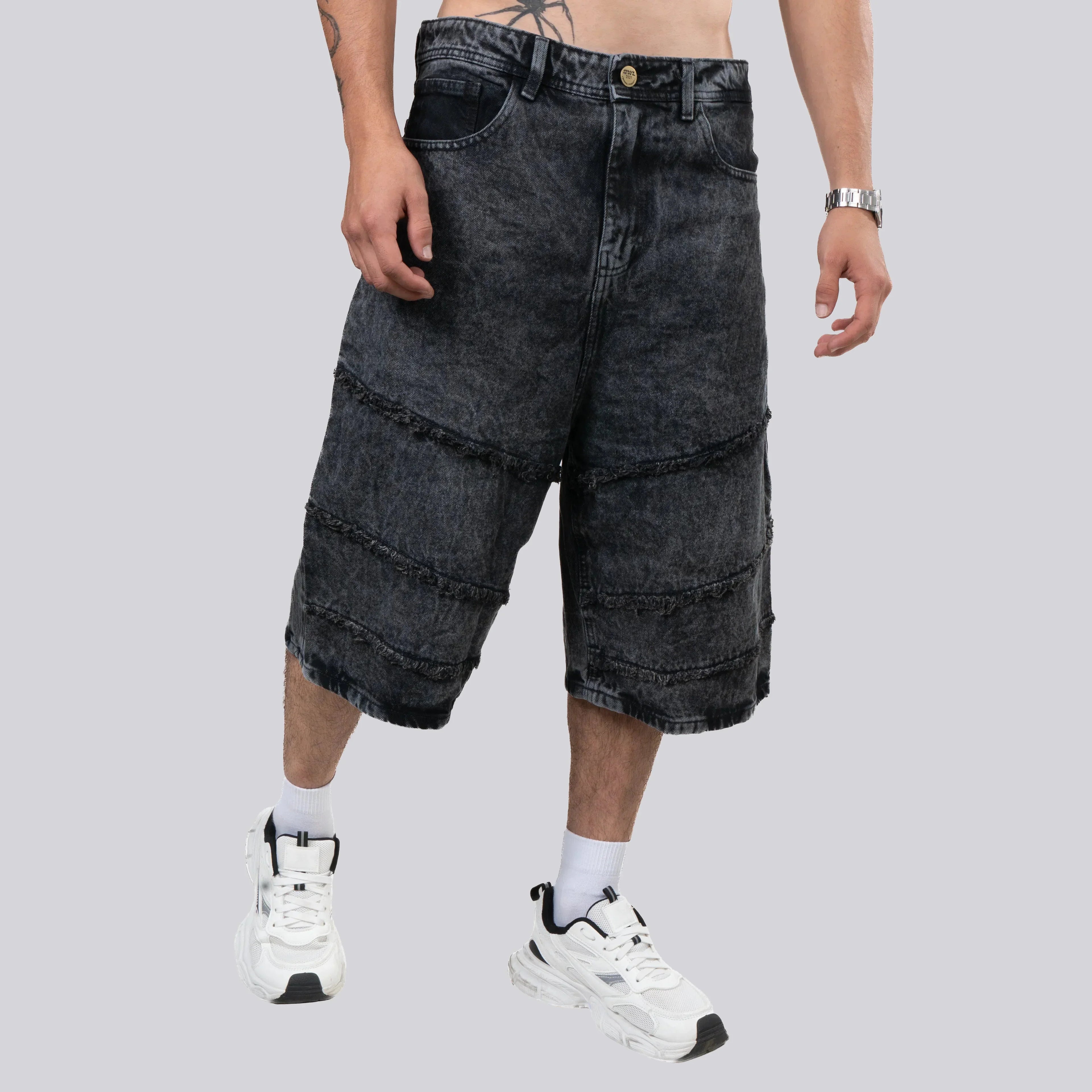 JORT GRIS WASH 3 LÍNEAS YK-014