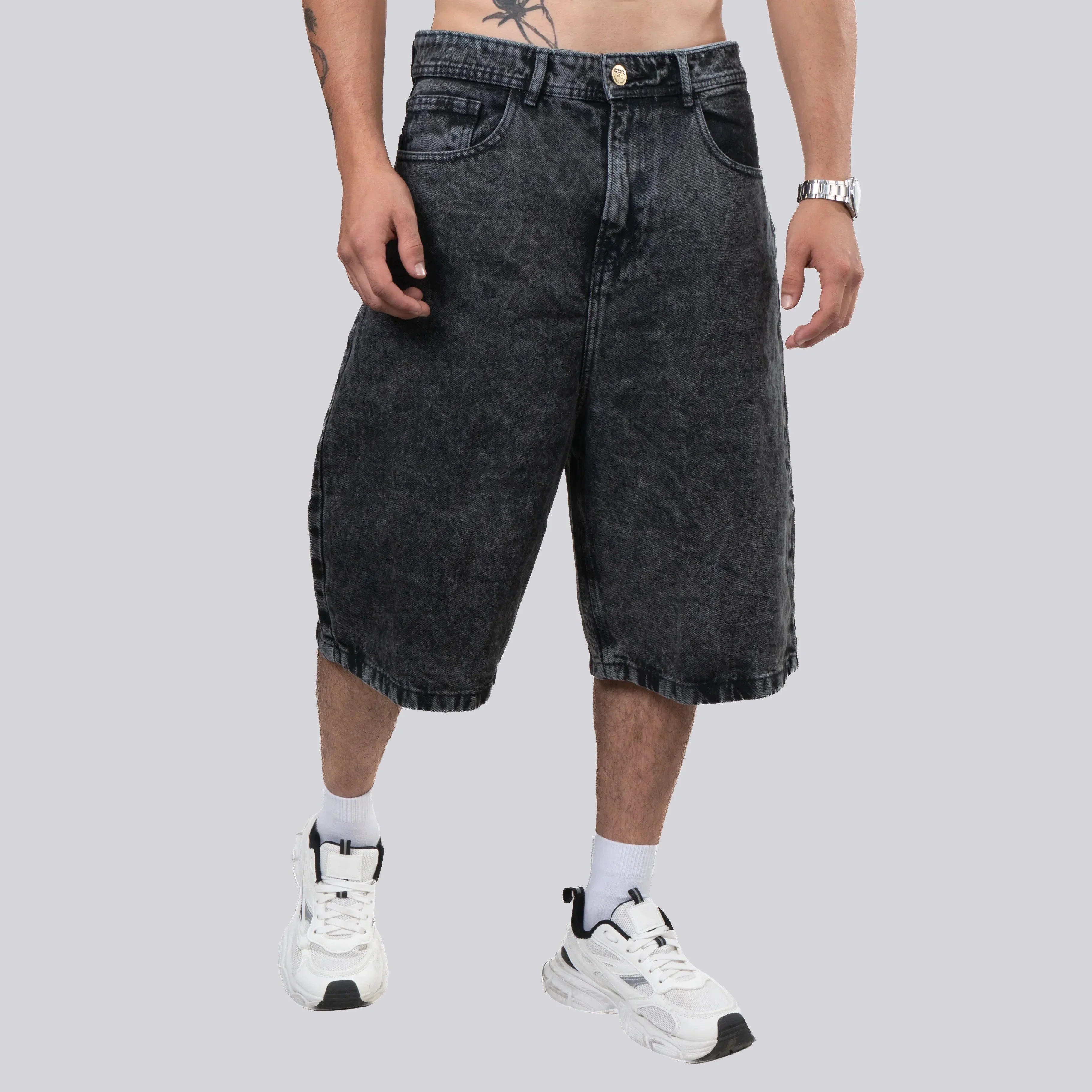 JORT GRIS WASH BAGGY YK-013